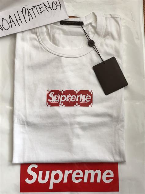 supreme louis vuitton box logo retail|louis vuitton supreme t shirt.